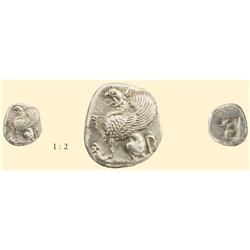 GREEK COINS - IONIA - Teos - AR Drachm Gryphon