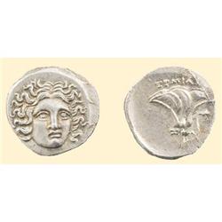 GREEK COINS - Rhodes - AR Hemidrachm Helios