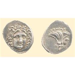 GREEK COINS - Rhodes - AR Hemidrachm Helios