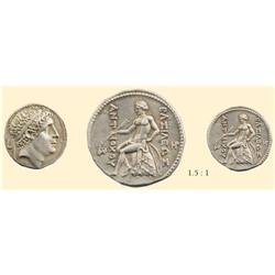 GREEK COINS - SELEUCID - Antiochos II AR EF   PORTRAIT