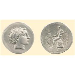 GREEK COINS - SELEUCID - Antiochos Hierax AR Tetradrachm