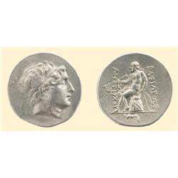GREEK COINS - SELEUCID - Antiochos Hierax AR Tetradrachm
