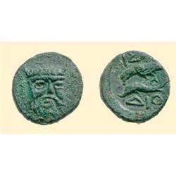 GREEK  COINS - BLACK SEA - ISTROS - AE 12