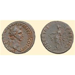 ROMAN COINS - Nerva -AE AS LIBERTAS