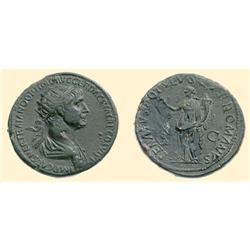 ROMAN COINS - Trajan - AE Dupondius FELICITAS