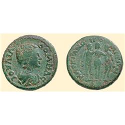 ROMAN COINS - Julia Domna - AE THREE NUDE GRACES