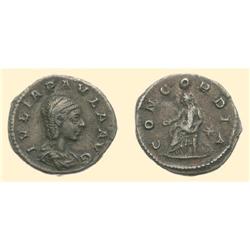 ROMAN COINS -  Julia Paula - AR Denarius