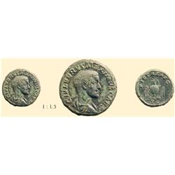 ROMAN COINS - Maximus- AE As Super Portrait