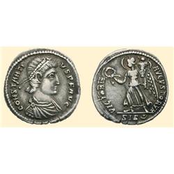 ROMAN COINS - Constantius II - AR Siliqua