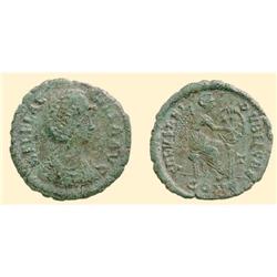 ROMAN COINS - Aelia Flaccilla, wife of Theodosius I AE