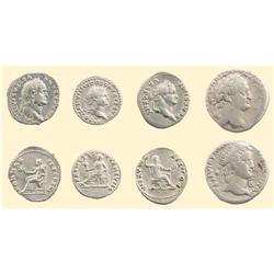 LOTS OF ROMAN COINS - 4 AR DENARII