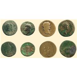 LOTS OF ROMAN COINS - 4 RARE AE SESTERTII