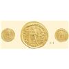 Image 1 : BYZANTINE COINS - Anastasius I - GOLD SOLIDUS OVERSTRIKE