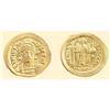 Image 1 : BYZANTINE COINS - Justin I - GOLD SOLIDUS