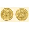 Image 1 : BYZANTINE COINS Tiberius II C. RARE LIGHT AV SOLIDUS