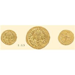 BYZANTINE COINS - Phocas - GOLD CONSUL SOLIDUS