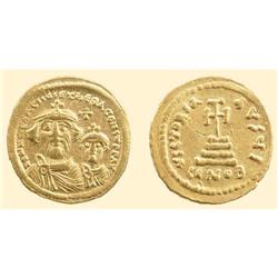 BYZANTINE COINS - Heraclius - GOLD SOLIDUS