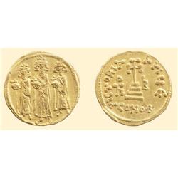 BYZANTINE COINS - Heraclius - GOLD SOLIDUS