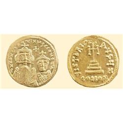 BYZANTINE COINS - Constans II - GOLD SOLIDUS