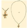 Image 1 : Byzantine gold cross and chain 5-6th c AD