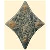Image 1 : Byzantine bronze applique Christ seated