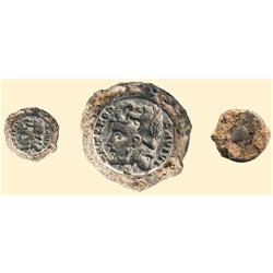 Roman silver plaquette with a gryllos motif RARE