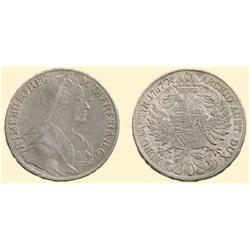 AUSTRIA COINS Thaler 1767 (27.87 g), Vienna. Bust right / Dou