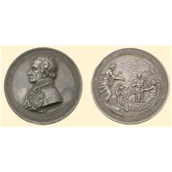 AUSTRIA Silver medal 1826, (48 mm, 35.11 g) by J. Lang,