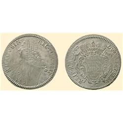 CROATIA COINS Ragusa. Rectors Thaler 1762 (28.65 g). Bust lef