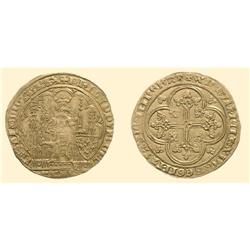 FRANCE COINS Ecu d`or (4.5 g). Lion with sword and shield on