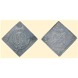 GERMANY COINS John George IV, 1691-1694. Thaler-Klippe 1693 (
