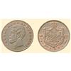 Image 1 : ROMANIA COINS 5 BANI 1885, bronze (5.09 g), Bucharest. CAROL