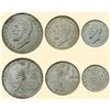 Image 1 : ROMANIA 1910 Complete Three Coin Uncirculated Set (stra