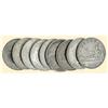 Image 1 : SPAIN Lot of 9 COINS 5 Pesetas 1800, 1870, 1871, 1875
