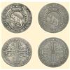 Image 1 : SWITZERLAND COINS Lot of 2 coins, both 1797 1/4 Thalers, one