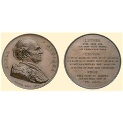 SWITZERLAND Bronze medal 1872 commemorating Henri Merle