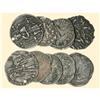 Image 1 : Lot of 9 coins, Grossi from Ragusa, Serbia, Bulgaria and Venice (2 pierced).  F to VF, 2 holed. 