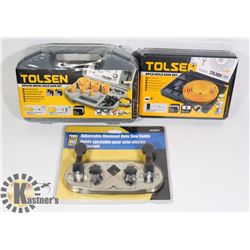 SEALED 2 TOLSEN 8PC HOLSAW SET AND