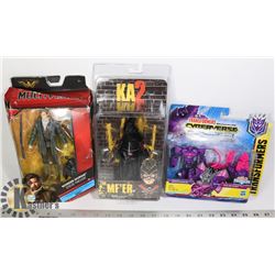 SEALED 2 ACTION FIGURINES NECA KICK