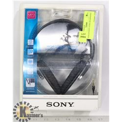 SEALED SONY STEREO HEADPHONES