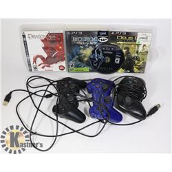 BOX WITH TWO SONY PS3 CORDLESS