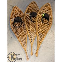 3 SETS OF TRAINING SNOWSHOES