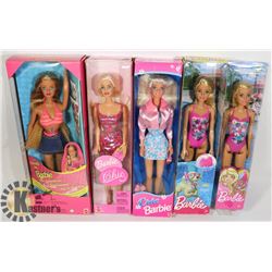 NEW 5 BARBIES (2) BARBIE CHIC