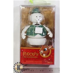 RUDOLPH THE RED NOSE REINDEER SNOWMAN  FIGURE