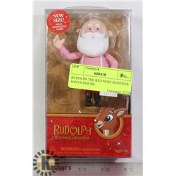 RUDOLPH THE RED NOSE REINDEER  SANTA FIGURE