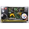 Image 1 : STEELERS GIFTSET GREENE AND HARRISON FIGURES