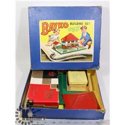 VINTAGE BAYKO NO 1 BUILDING SET