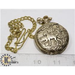 DOG THEME POCKET WATCH