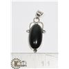Image 1 : #98-BLACK OBSIDIAN PENDANT