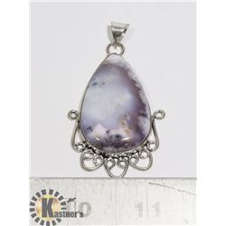 #34-DENTRITIC OPAL PENDANT